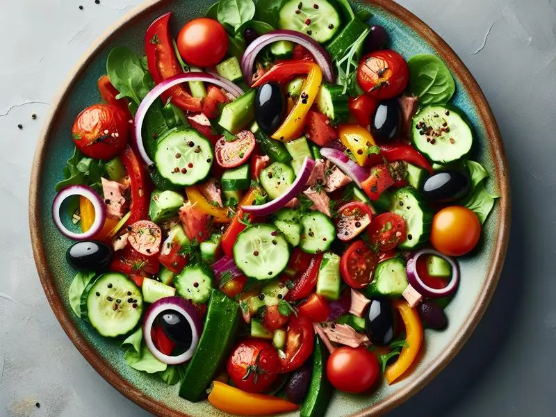 Sumaklı Akdeniz Nohut Salatası