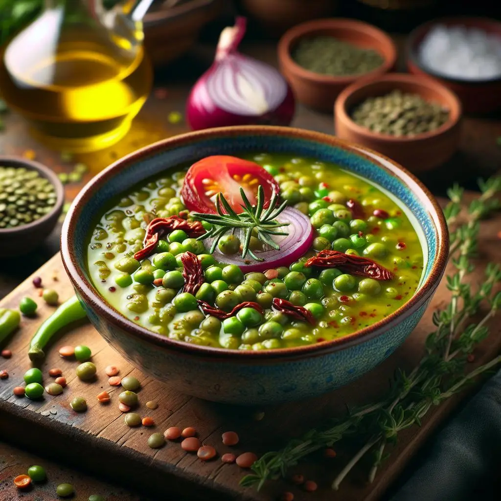 Yeşil Mercimek ve Sebzeli Şifa Çorbası